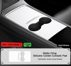 Static-Cling Console Mat for Model 3 / Y（2021+） White