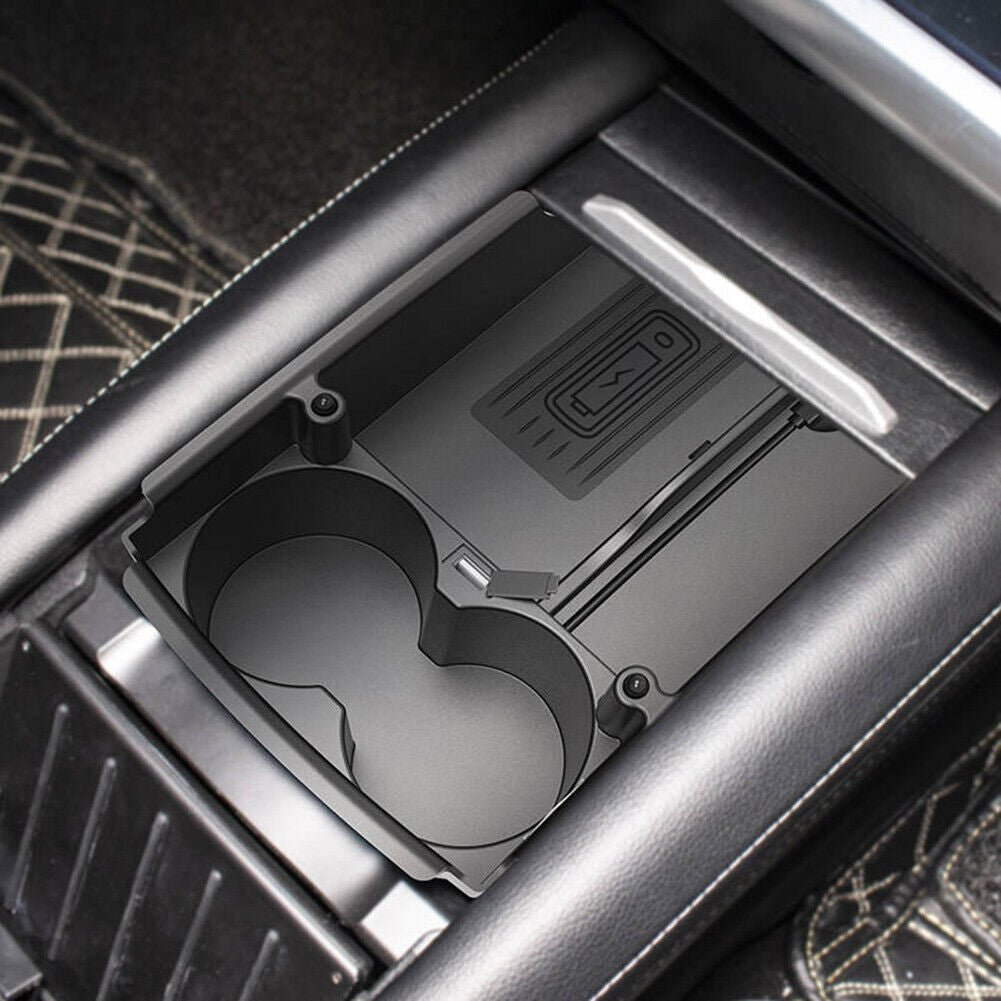 Wireless Phone Charger Center Console Organizer for Tesla Model S/Model X 2017-2021