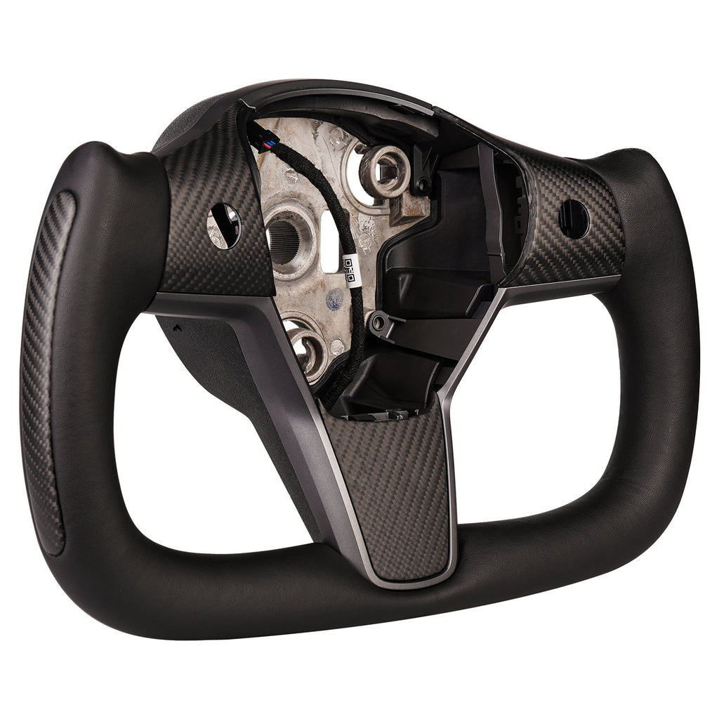 Yoke Carbon Fiber Steering Wheel for Tesla Model 3 / Y