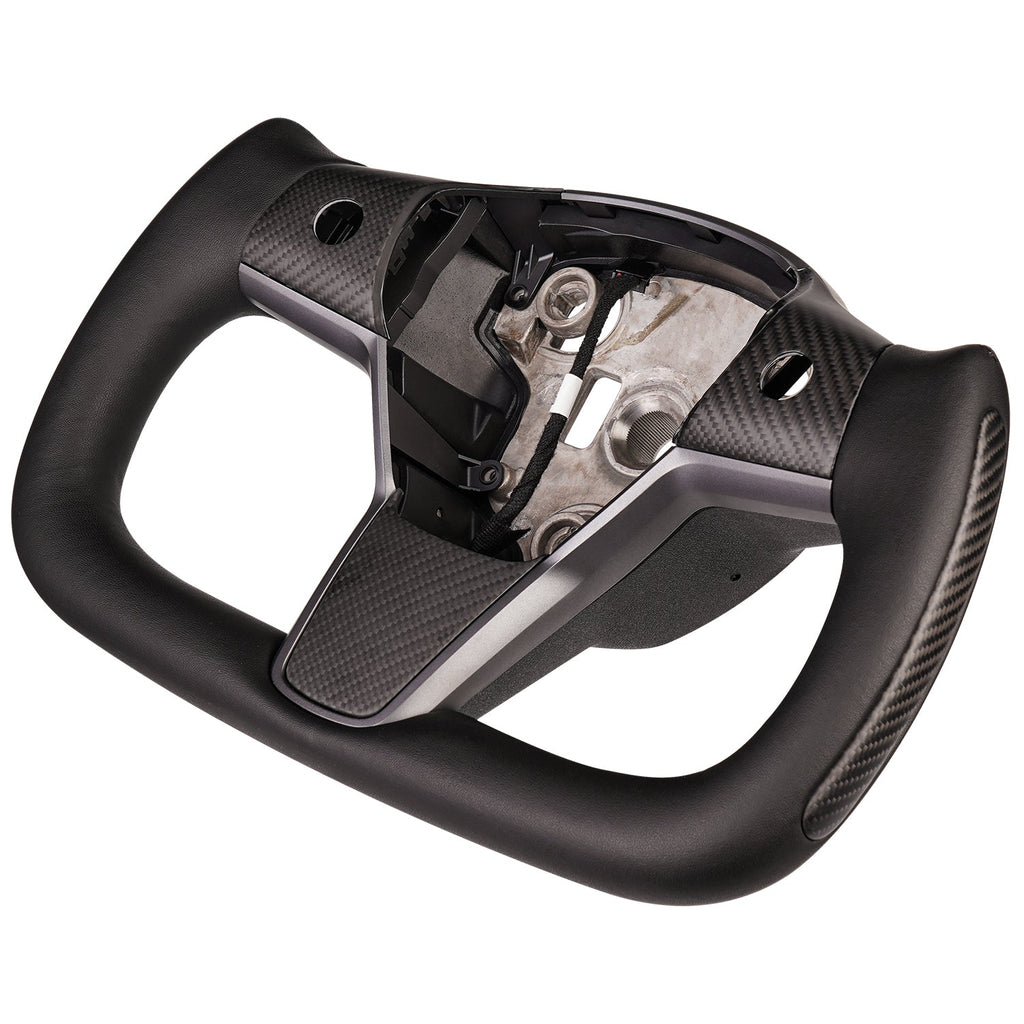 Yoke Carbon Fiber Steering Wheel for Tesla Model 3 / Y