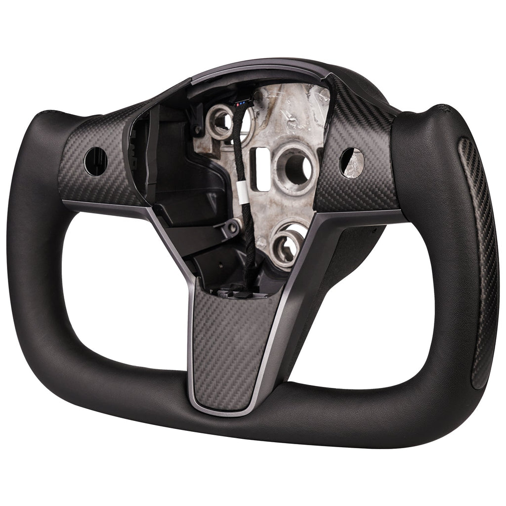 Yoke Carbon Fiber Steering Wheel for Tesla Model 3 / Y